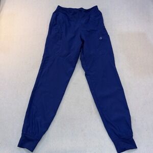WonderWink Women's Comfort Waist Cargo Jogger Pant Royal Blue M Modern Fit Scrub